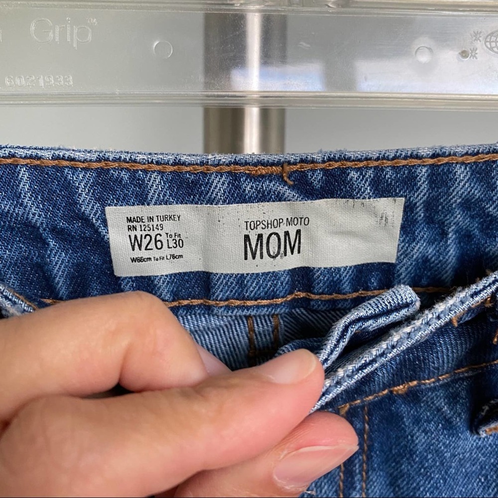 Topshop Moto Boyfriend Embroidered Jeans - Picture 5 of 7